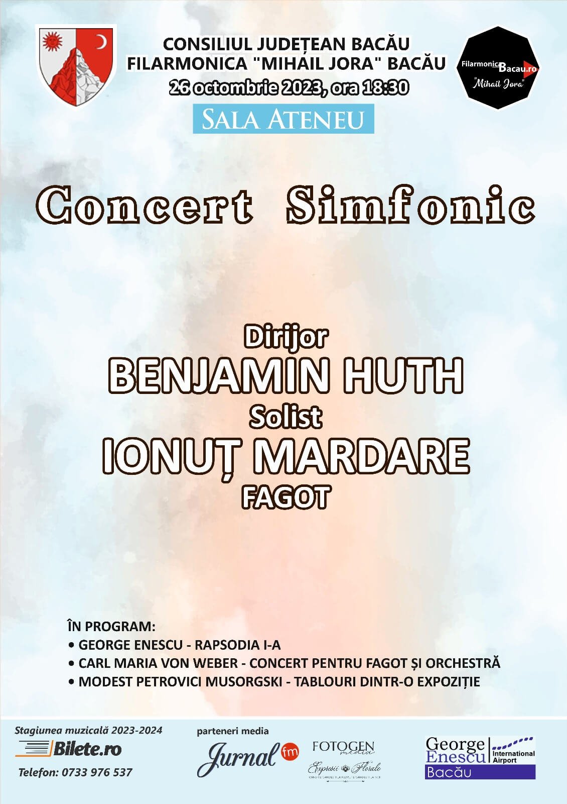 Concert Simfonic Filarmonica Bacau 15 Dec 2022