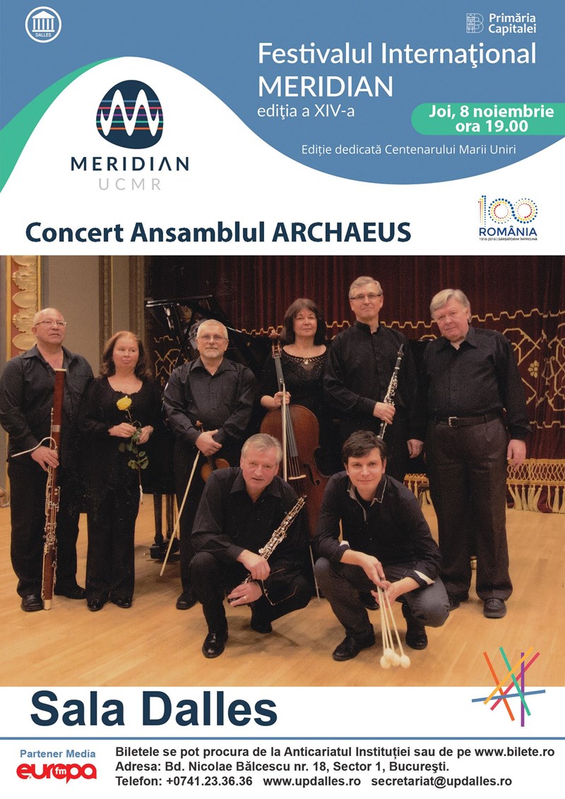 bilete Concert Ansamblul Archaeus