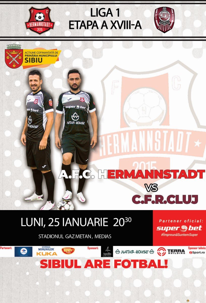 CFR Cluj v FC Hermannstadt - Romania Superliga • NurPhoto Agency