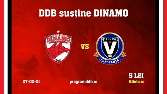 bilete FC Dinamo - FC Viitorul