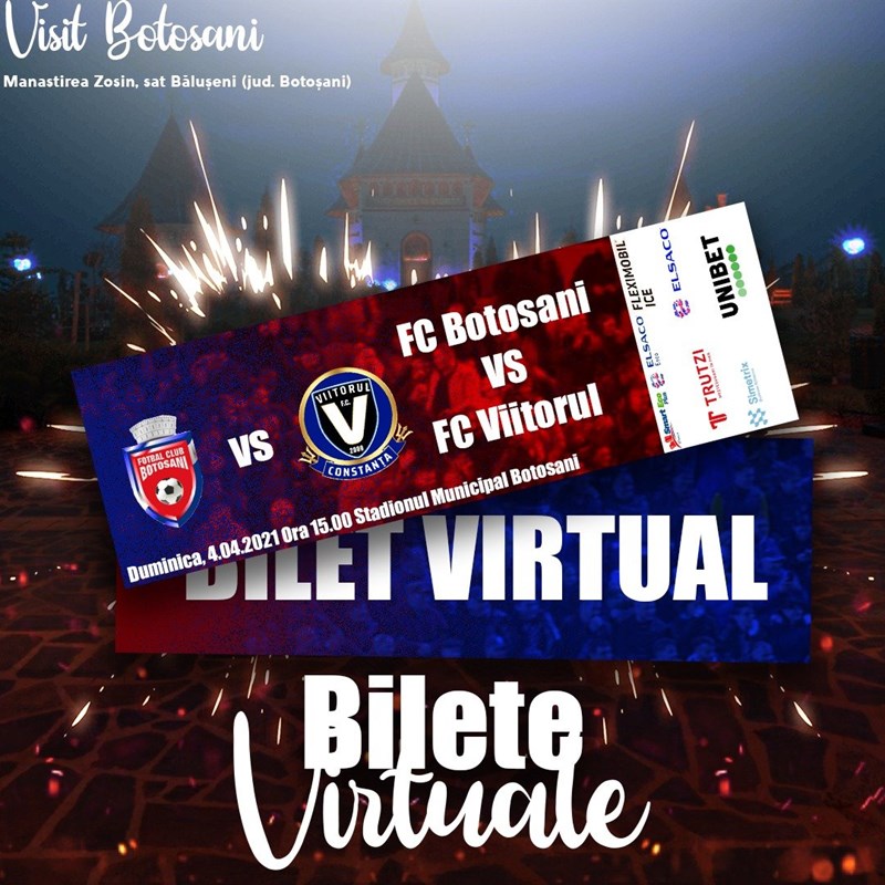 bilete FC Botosani - FC Viitorul Constanța - CASA Liga 1