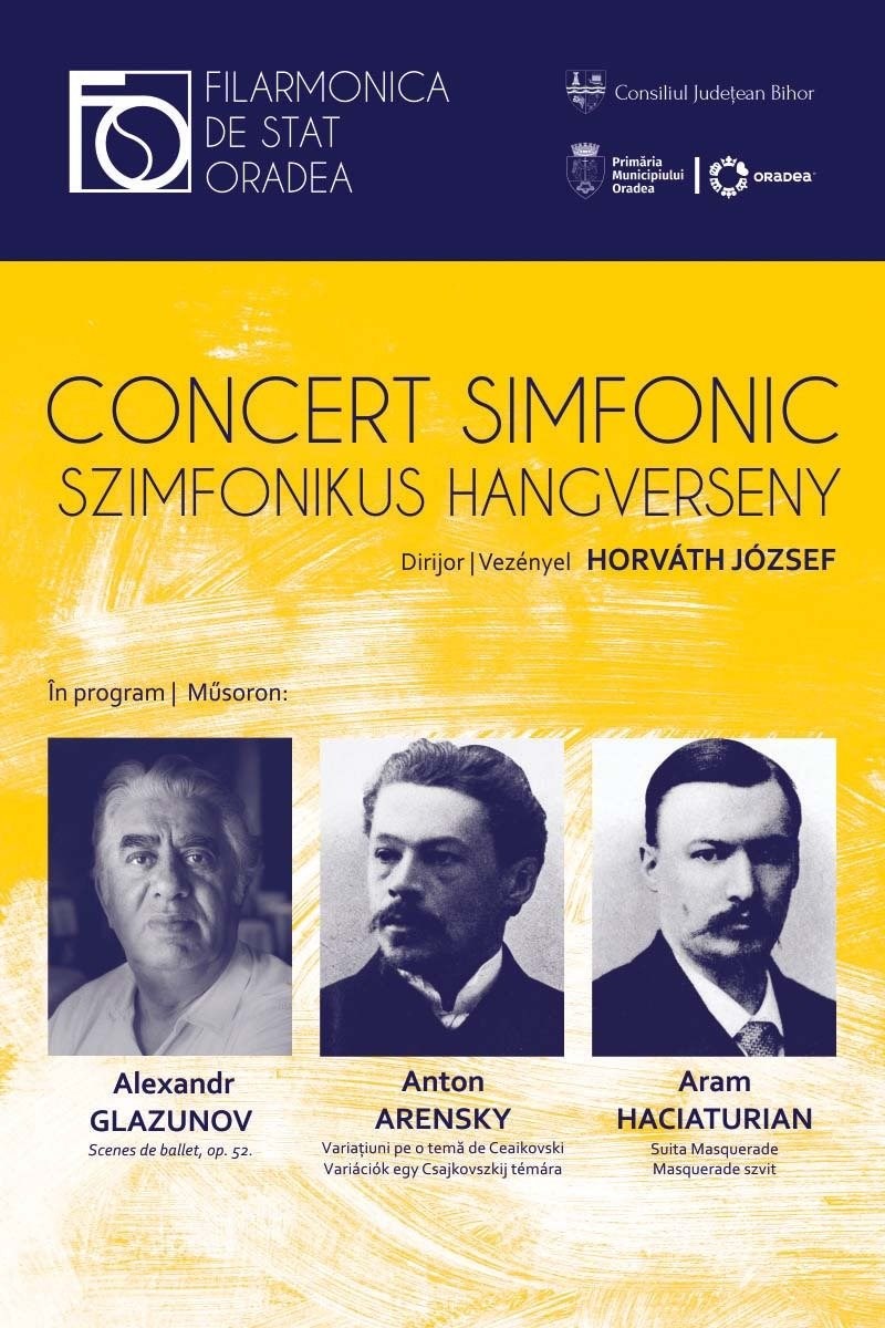 bilete Concert Glazunov, Arensky, Haciaturian