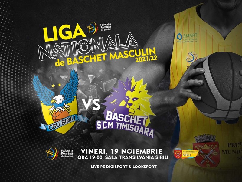 bilete BC CSU Sibiu - CS SCM Timisoara - Baschet