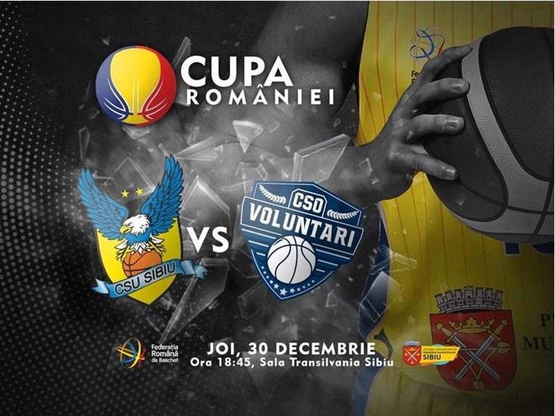 bilete Cupa Romaniei: BC CSU Sibiu VS. CSO Voluntari