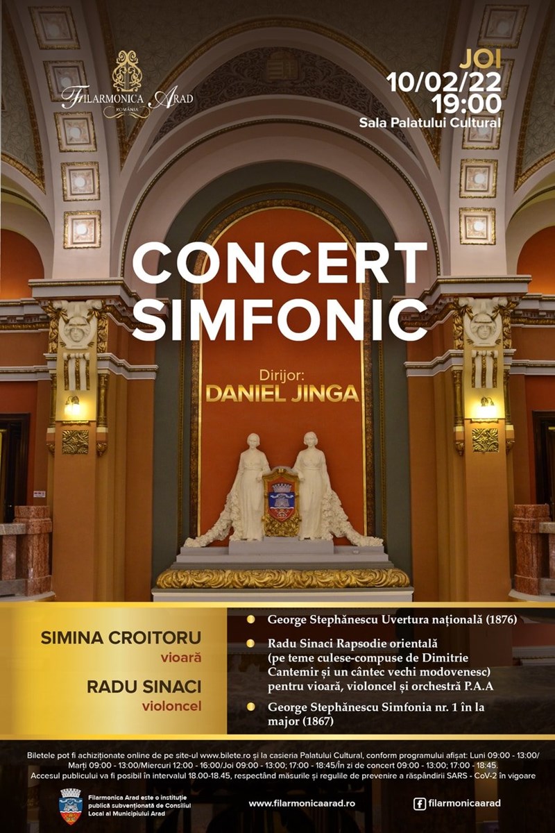 bilete Concert simfonic - Daniel Jinga