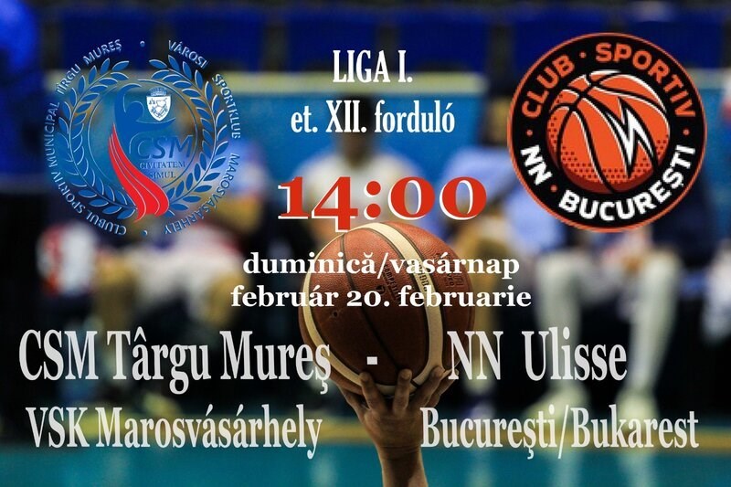 bilete CSM Targu Mures - NN Ulisse - Baschet