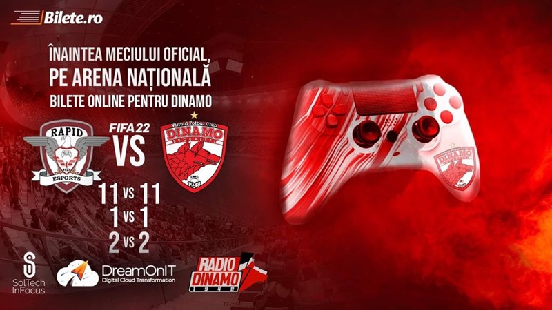 bilete Derby Virtual Rapid vs Dinamo