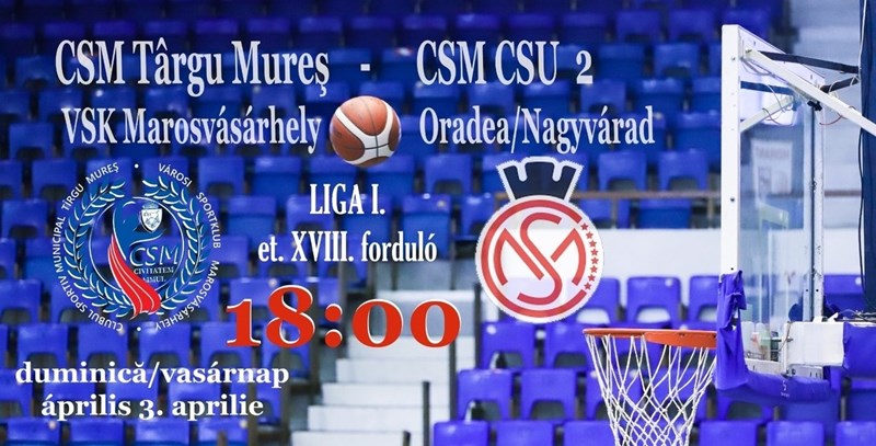 bilete CSM Targu-Mures – CSM CSU Oradea 2 - Baschet