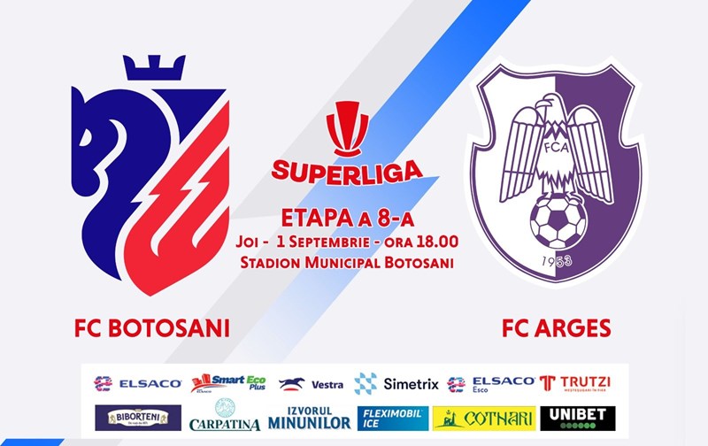 bilete AFC Botosani - FC Arges - SUPERLIGA