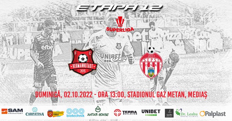 FC Universitatea Cluj - AFC Hermannstadt - SUPERLIGA - ETAPA XIII