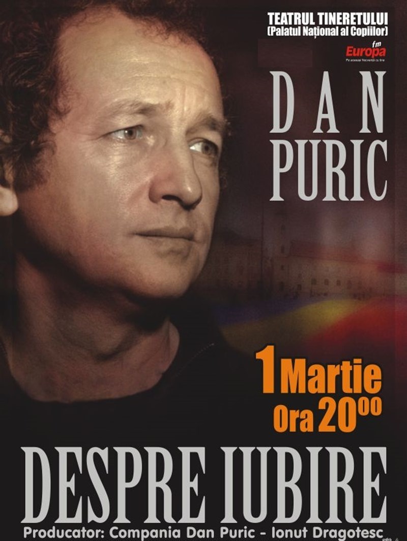 bilete Dan Puric - Despre Iubire