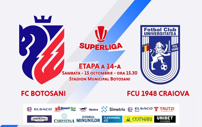 bilete FC Botosani - FCU 1948