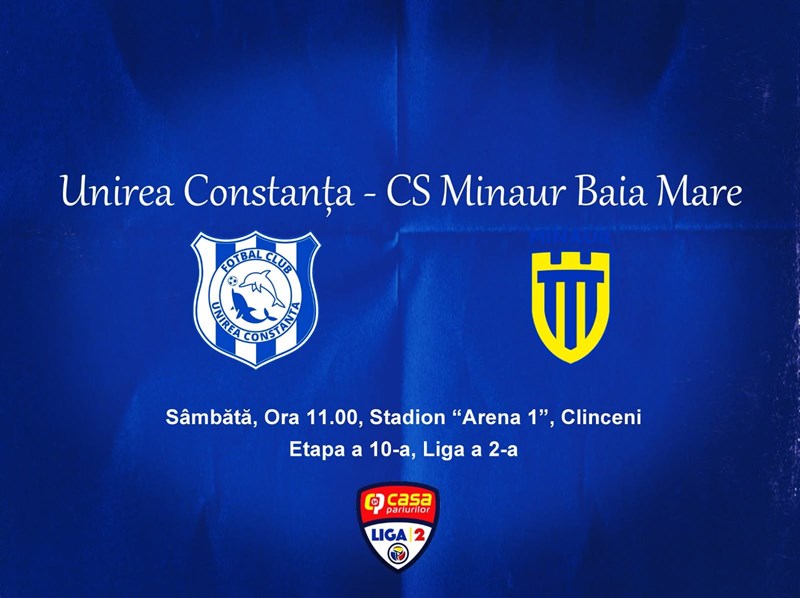 bilete AFC Unirea Constanta - CS Minaur Baia Mare - Liga 2