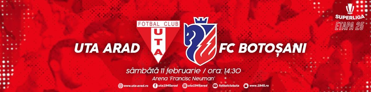 UTA Arad - FC Botosani - 11 feb 2023