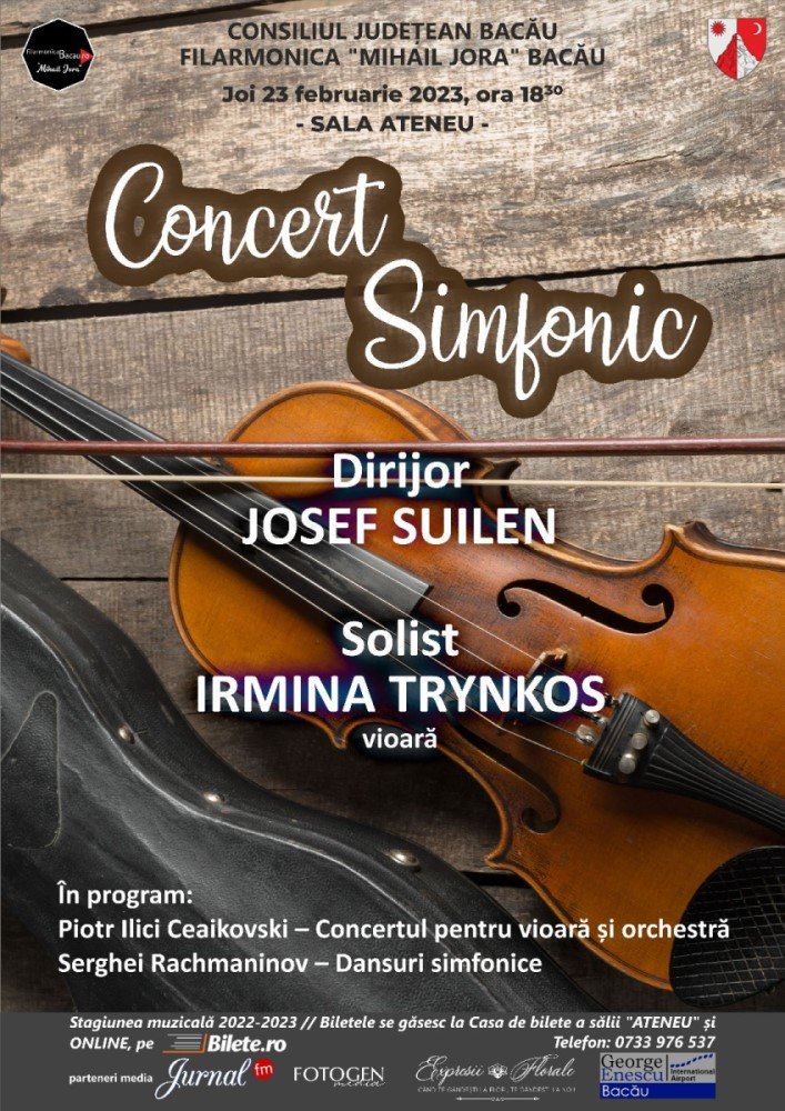 Concert Simfonic - Filarmonica Bacau - 12 Ian 2023