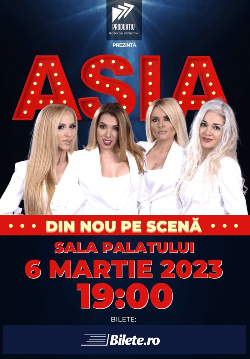 bilete ASIA - DIN NOU PE SCENA