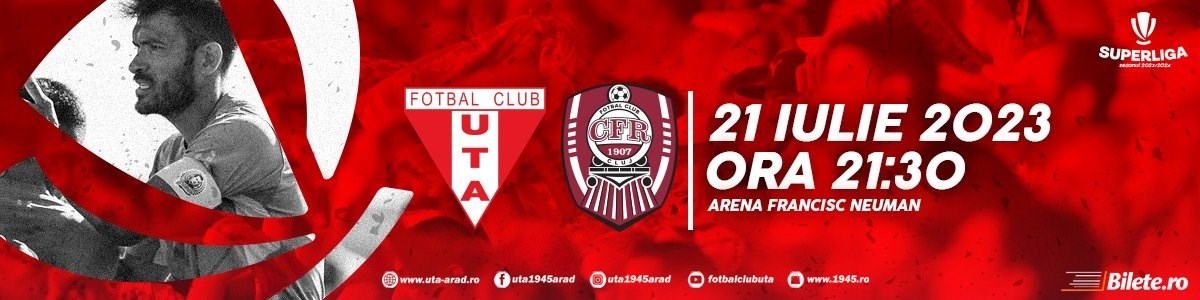 bilete UTA Arad - CFR 1907 Cluj