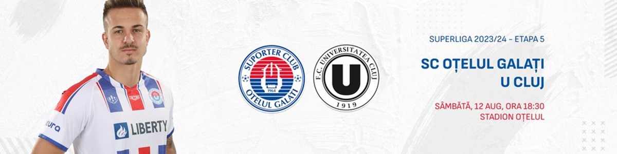 bilete SC Otelul Galati - FC Universitatea Cluj