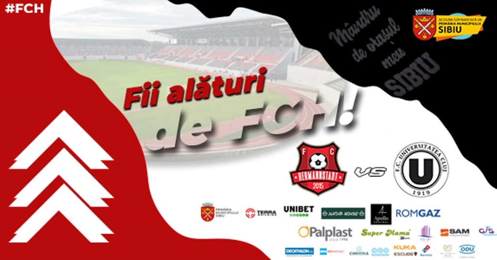 SIBIU - FOTBAL - SUPERLIGA - FC HERMANNSTADT - U CLUJ - 28 AUG 2023 -  Inquam Photos