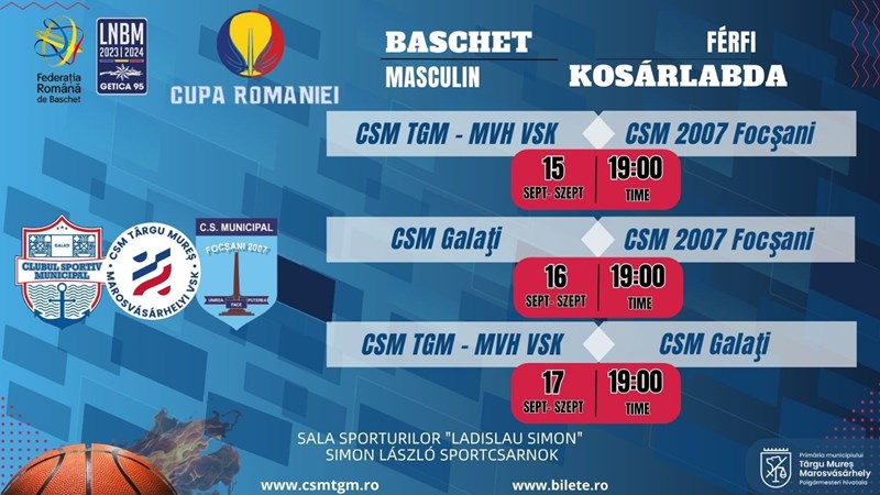 bilete CSM Targu Mures – Marosvasarhelyi VSK - CSM 2007 Focsani