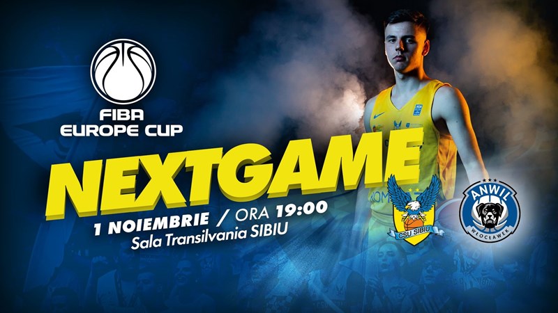 bilete BC CSU Sibiu - Anwil Wloclawek - FIBA Europe Cupe