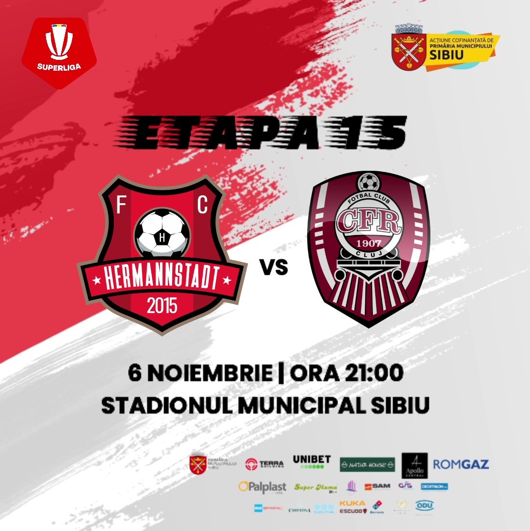 Biletele pentru meciul dintre FC Hermannstadt și Farul Constanța de pe  „Municipal”, puse la vânzare