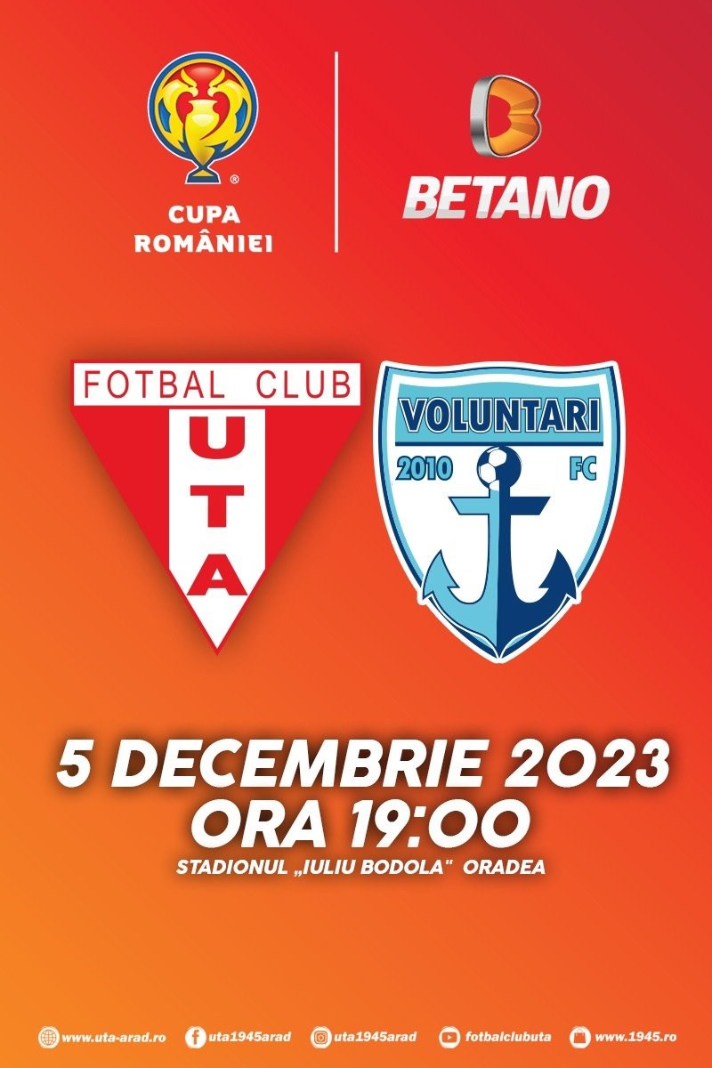 bilete UTA Arad - FC Voluntari