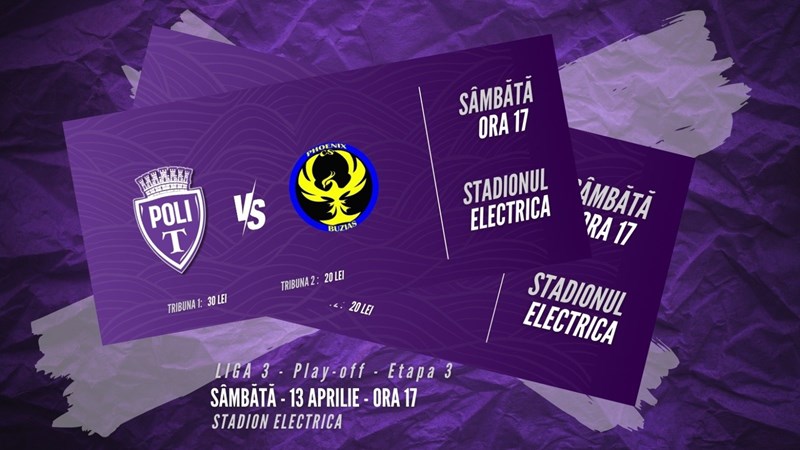 bilete SSU Politehnica Timisoara - CS Phoenix Buzias