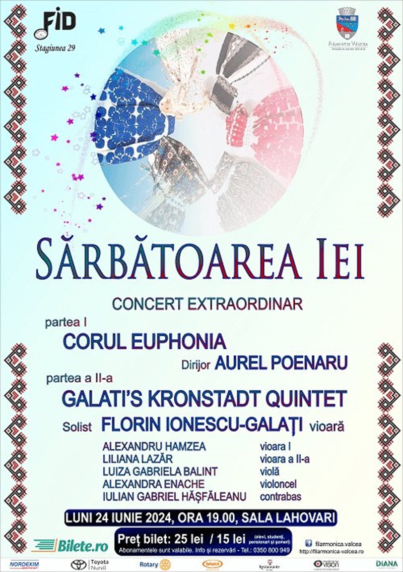 bilete Sarbatoarea Iei - Concert Extraordinar