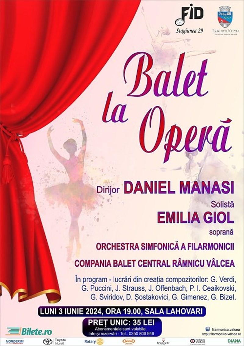 bilete Balet la Opera - Filarmonica Ramnicu Valcea
