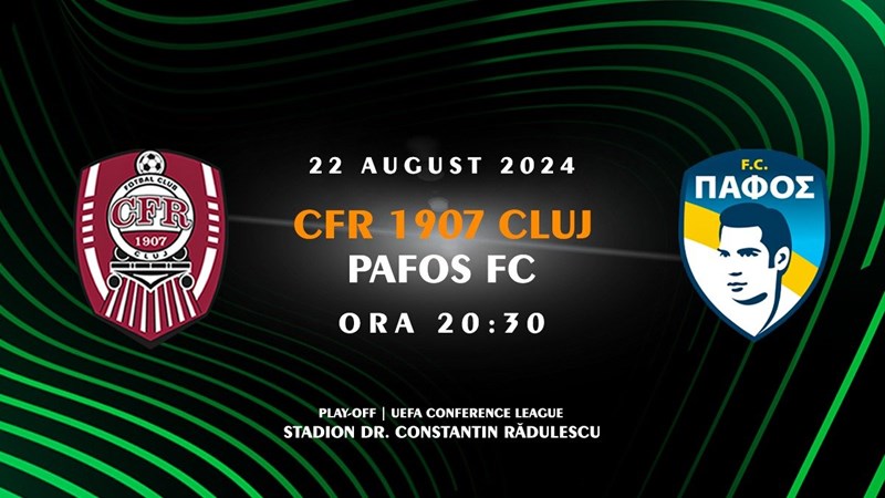 bilete UEFA Conference League - CFR 1907 CLUJ - PAFOS