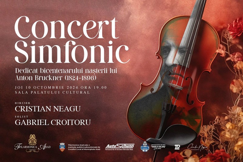 bilete Concert simfonic dedicat bicentenarului nașterii lui Anton Bruckner