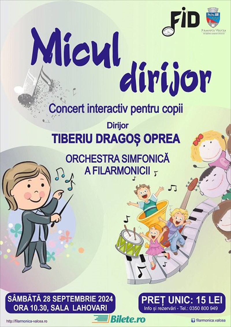 bilete Micul Dirijor - Concert interactiv pentru copii