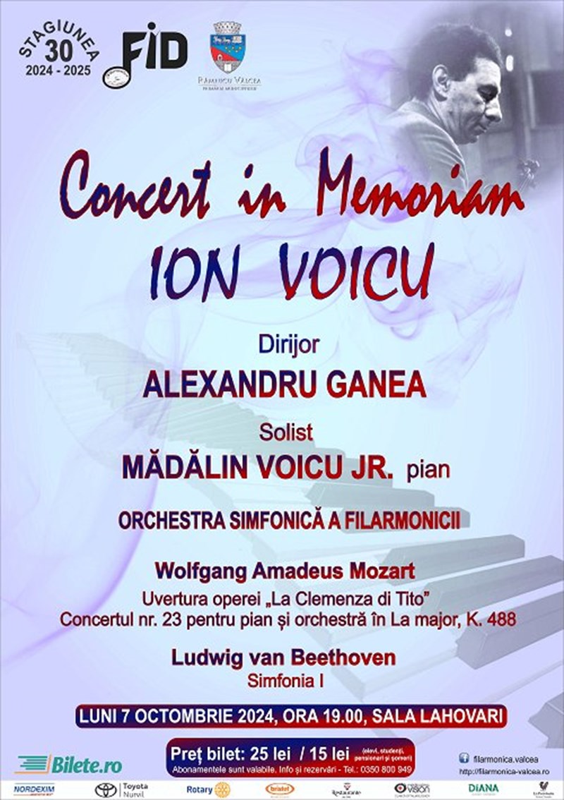 bilete Concert in Memoriam Ion Voicu