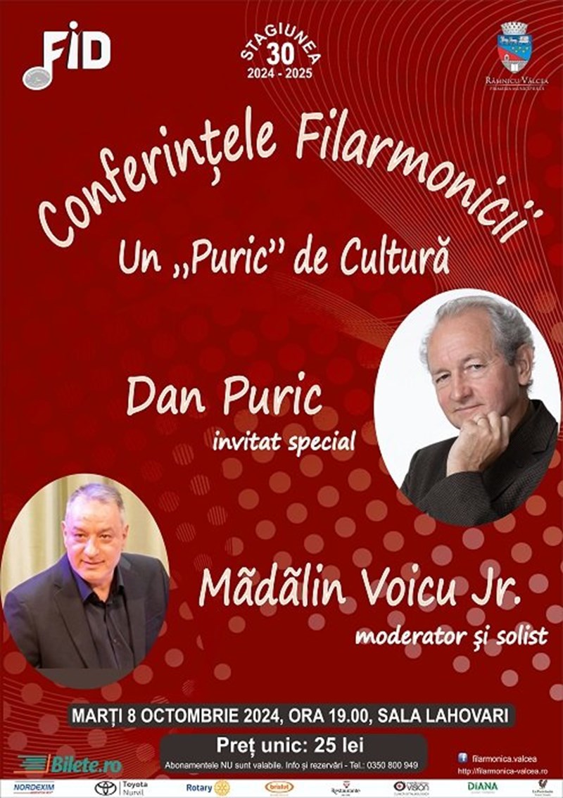 bilete Conferintele Filarmonicii - Un "Puric" de Cultura