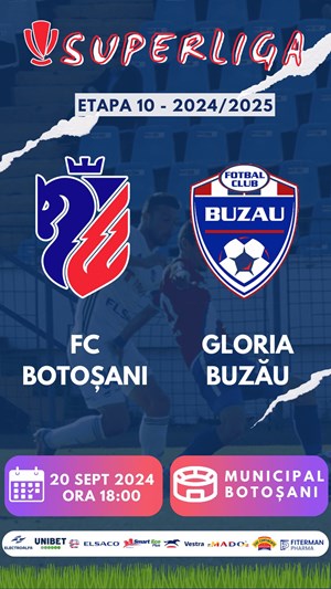 FC Botosani - Gloria Buzau