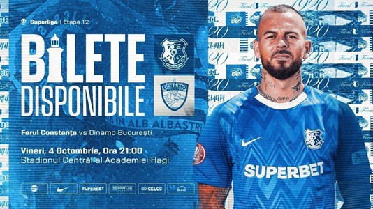 bilete Farul Constanta - Dinamo Bucuresti