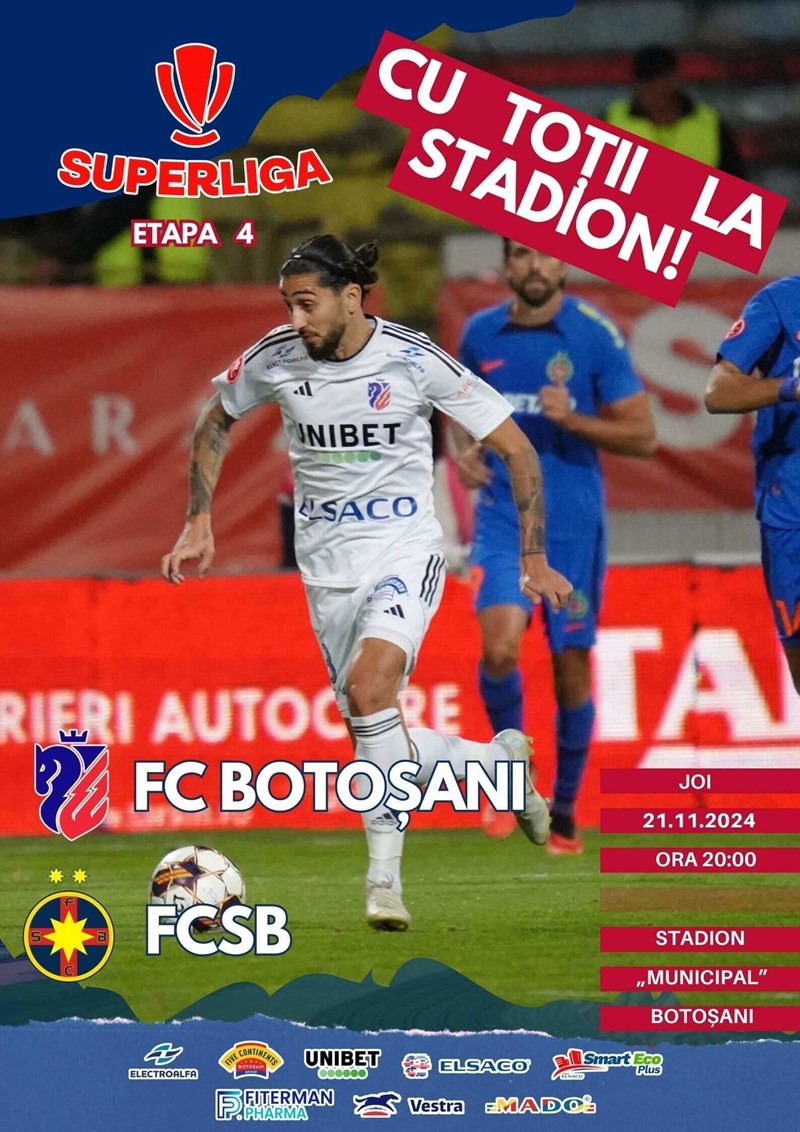 bilete FC Botosani - FCSB