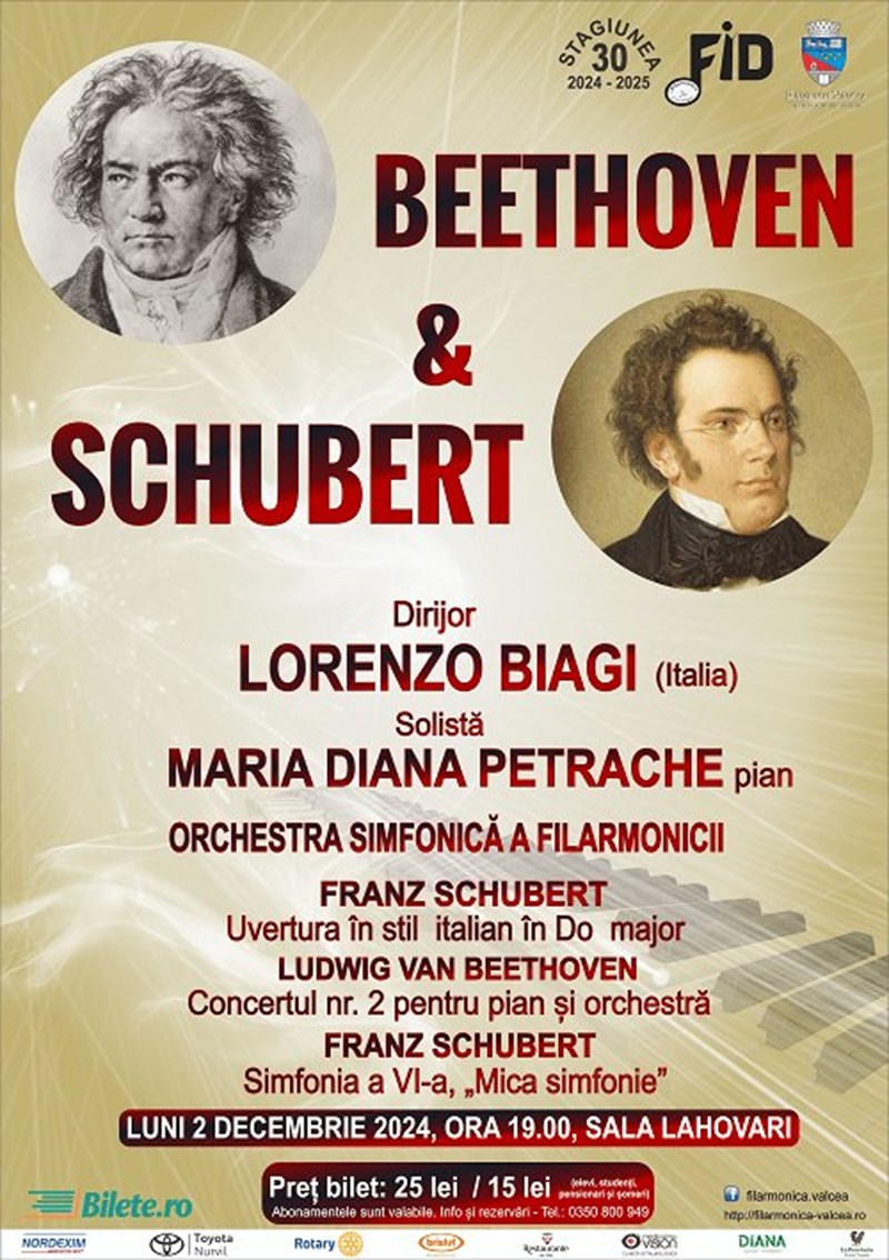 bilete Beethoven & Schubert - RV