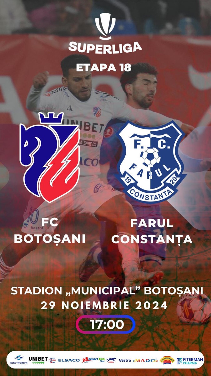 bilete FC Botosani - Farul Constanta