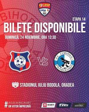 FC Bihor Oradea - FC Corvinul Hunedoara