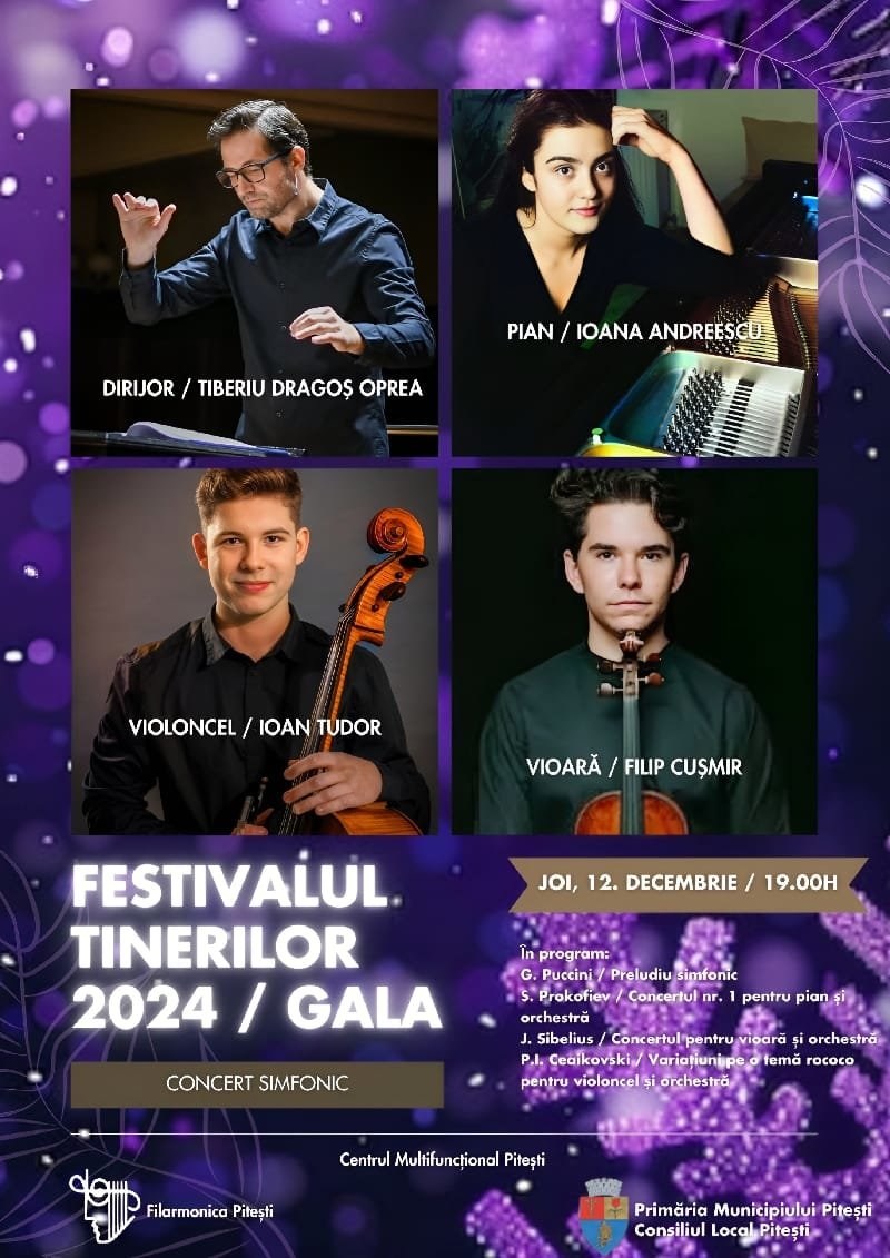 bilete Festivalul Tinerilor - Filarmonica Pitesti