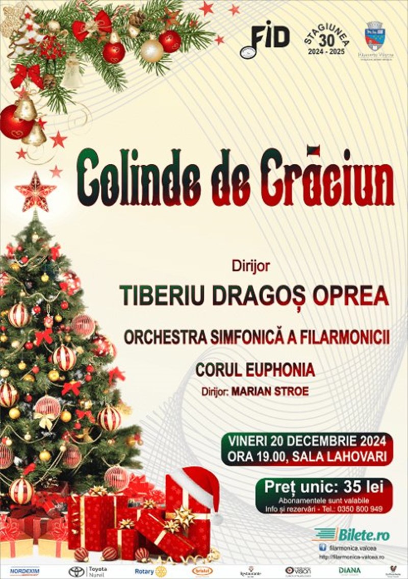 bilete Concert de Craciun - Filarmonica Ramnicu Valcea