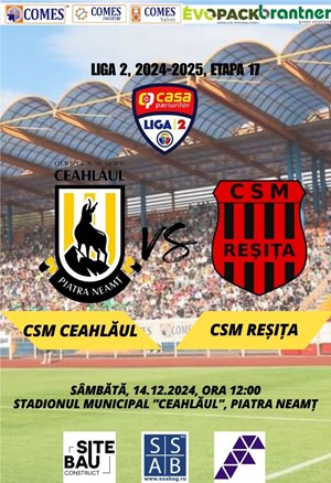 CSM Ceahlaul Piatra Neamt - Clubul Sportiv Muncitoresc Resita