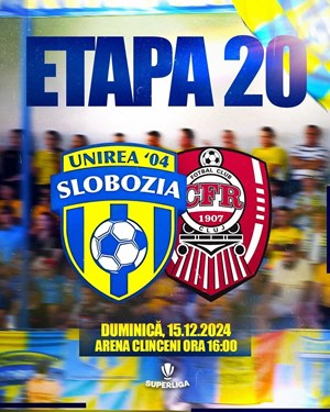 Unirea Slobozia - CFR 1907 Cluj