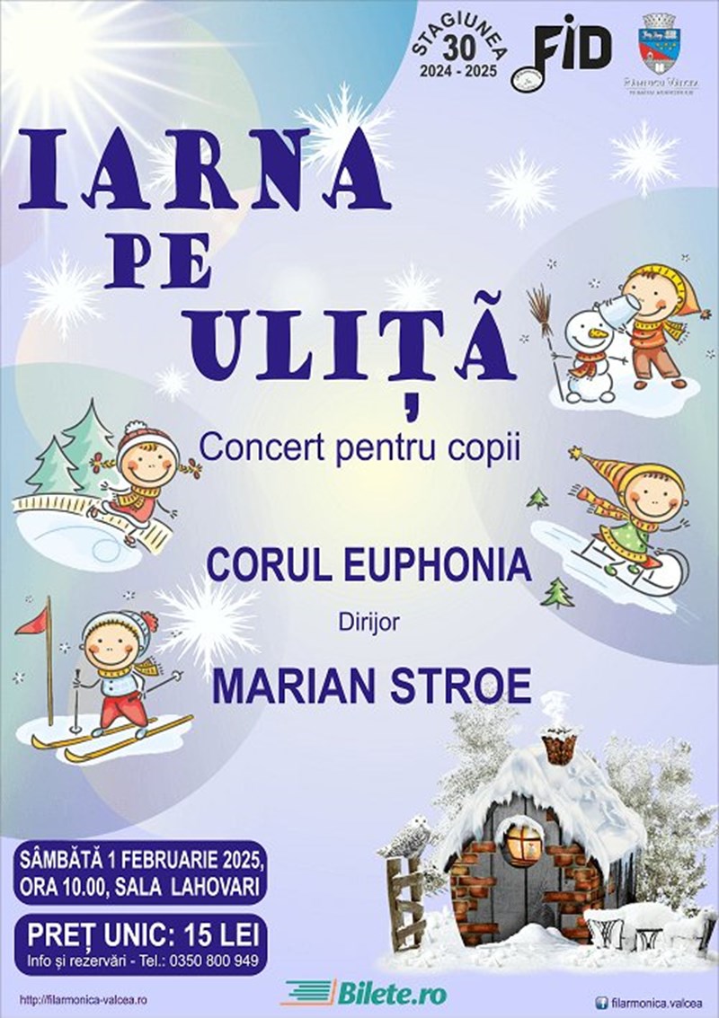 bilete Iarna pe ulita - Concert pentru copii