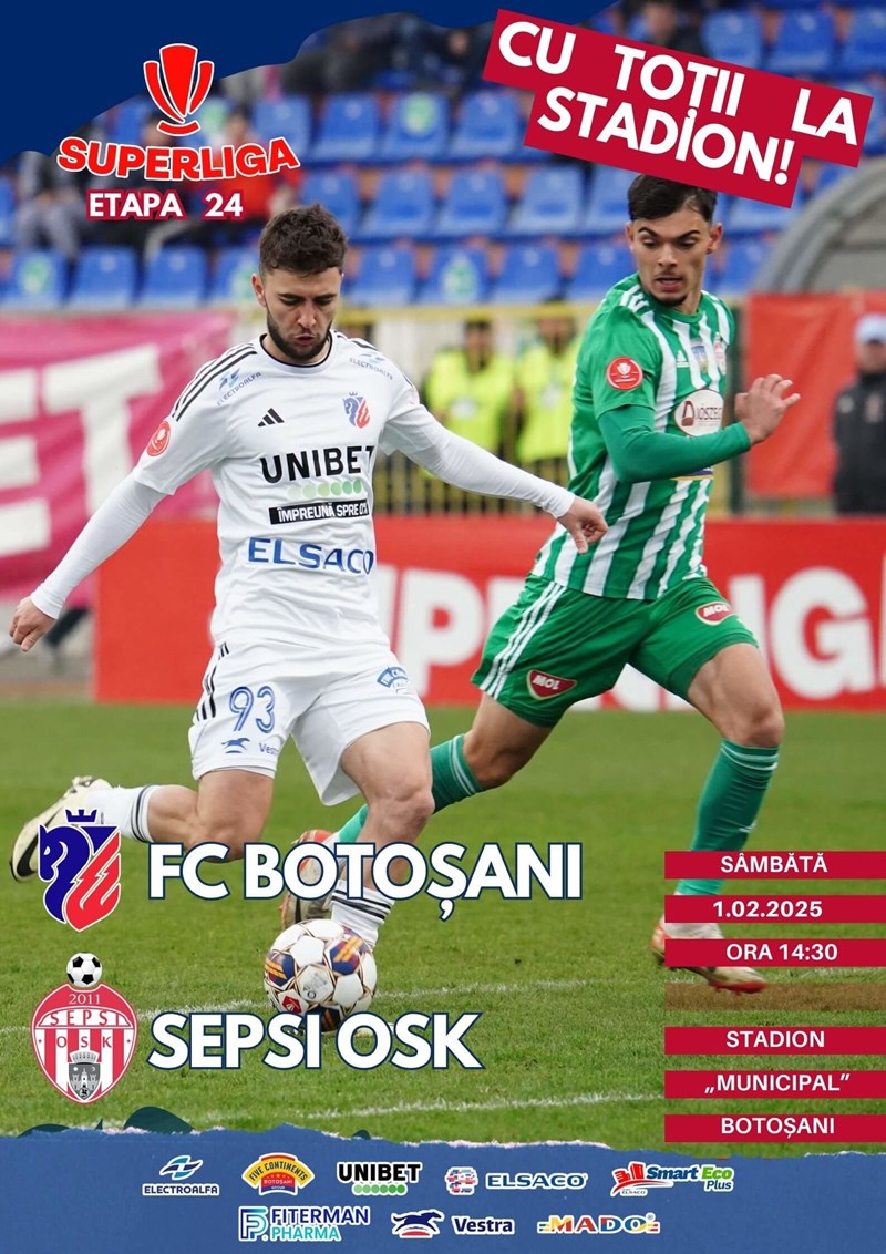 bilete FC Botosani - Sepsi OSK