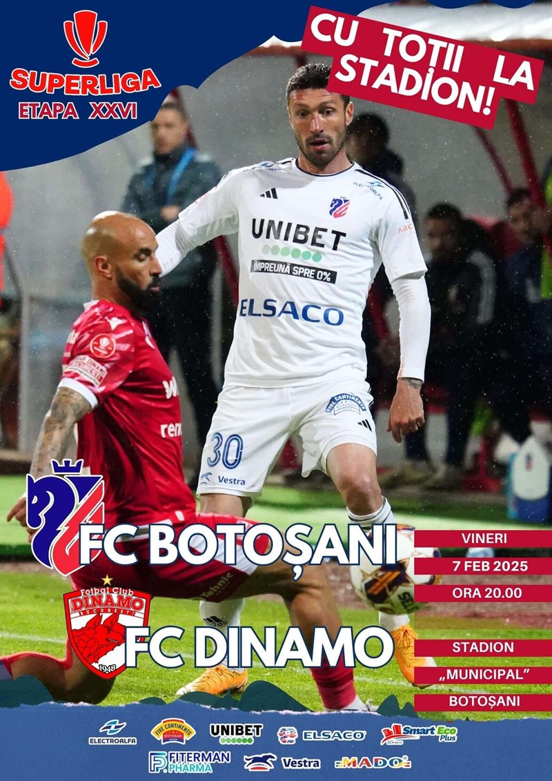 bilete FC Botosani - DINAMO Bucuresti