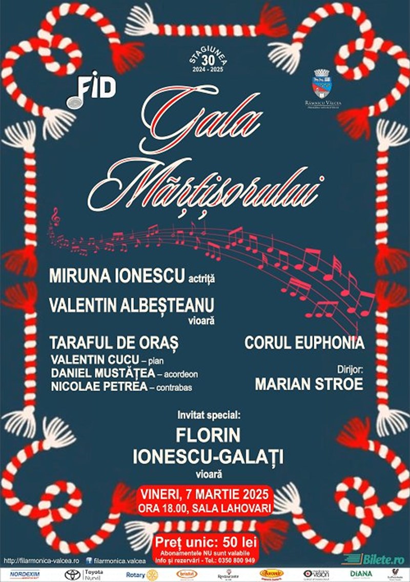 bilete Gala Martisorului - Concert Eveniment