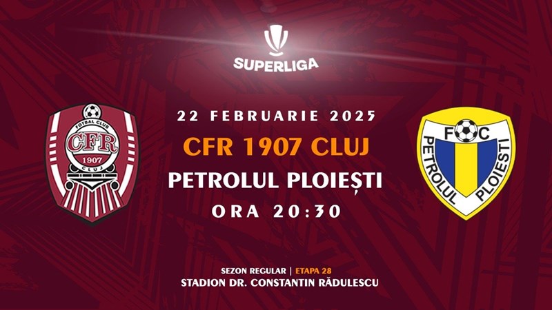 bilete CFR Cluj - FC Petrolul Ploiesti